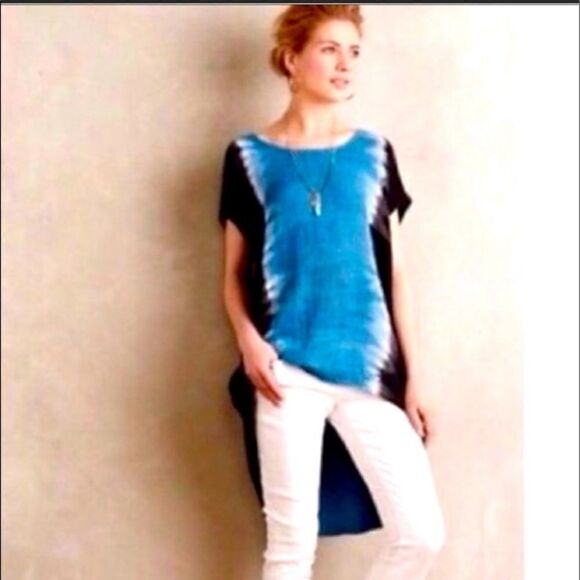 NWOT! 🌸HP🌸Stark X + Anthropology Tie Dye Tunic Top! - Picture 1 of 7